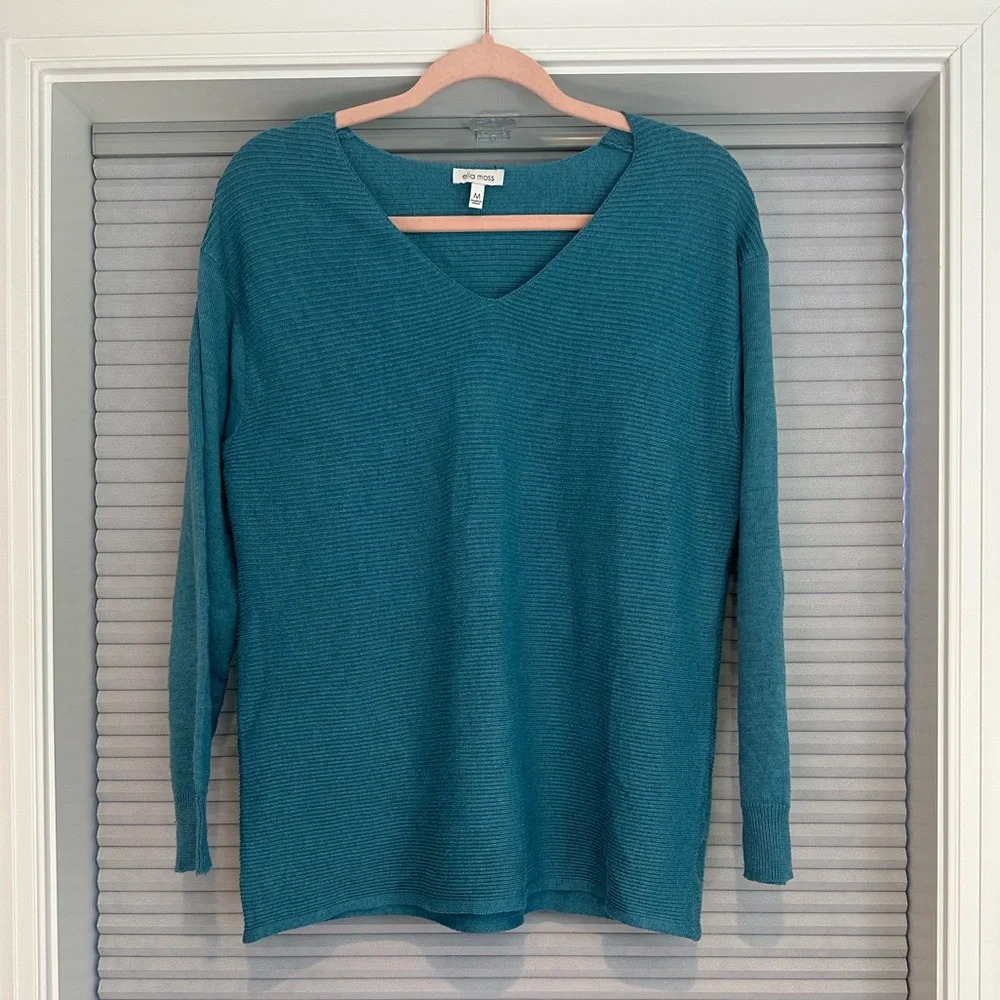 Teal ella moss sweater